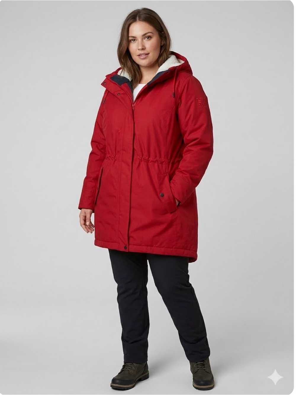 Helly Hansen W Mayen Waterproof Insulated Parka - Red, Size L (53303)